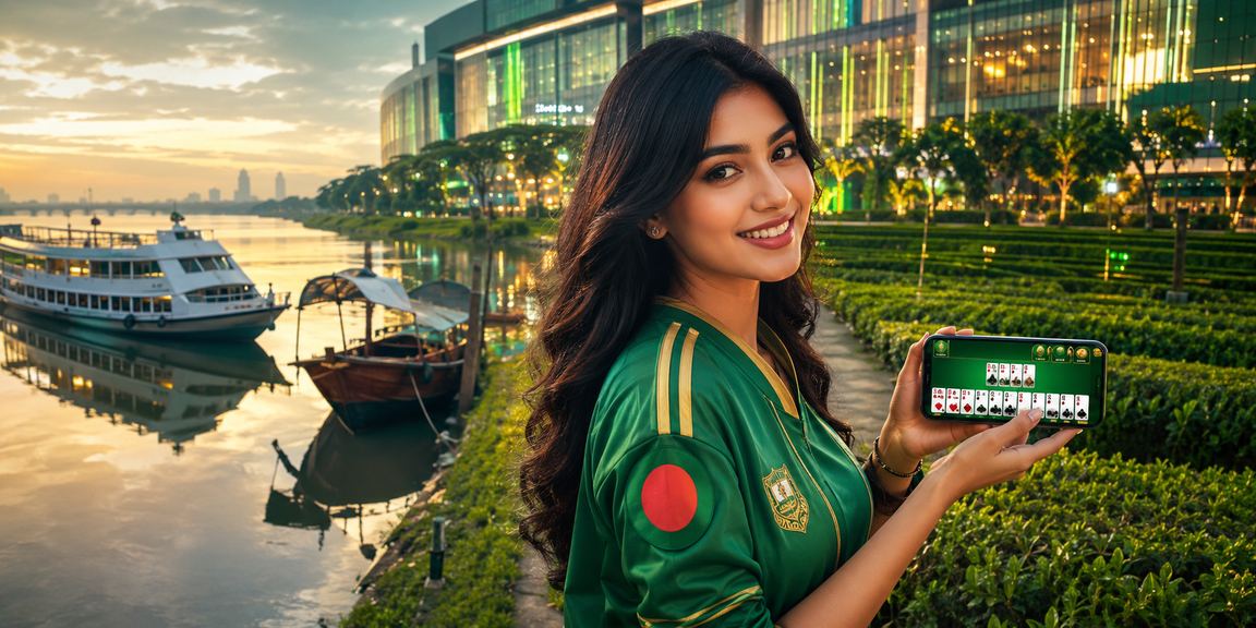 ঢাকায় চা বাগানের সামনে ক্রিকেট বেটিং উপভোগ করছেন একজন ব্যবহারকারী