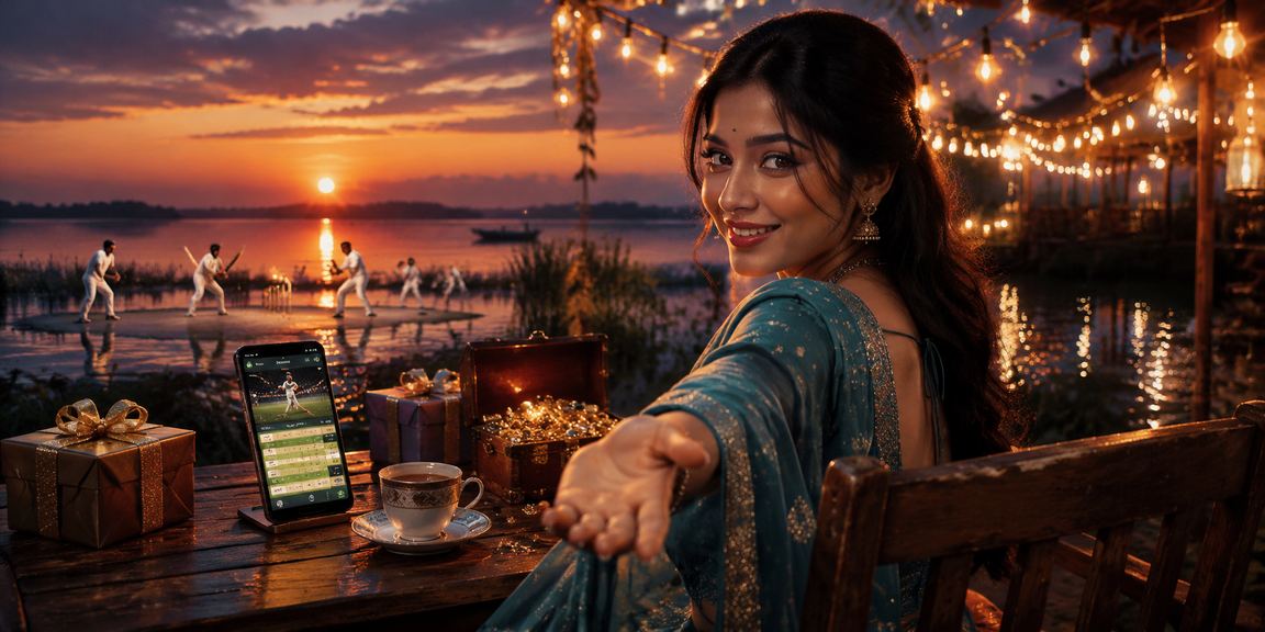 তাঙ্গুয়ার হাওরে মোবাইলে ক্রিকেট বেটিং করছেন একজন ব্যবহারকারী